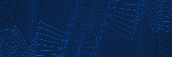 Abstract blue background with lines