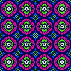 Seamless Pattern Ornament, Traditional, Ethnic, Arabic, Turkish, Indian Patterns suitable for any fabric and textile, wallpaper, packaging, Colorful Ethnic Festive Abstract Pattern