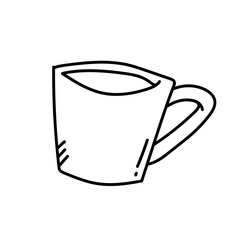 classic coffee cup doodle