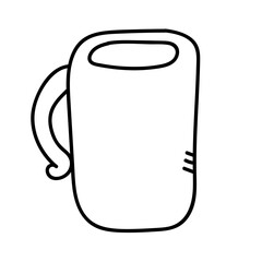 classic coffee cup doodle
