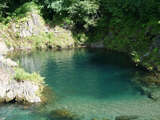 Clear, clean water deep in the mountains of Japan