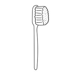 tooth brush doodle
