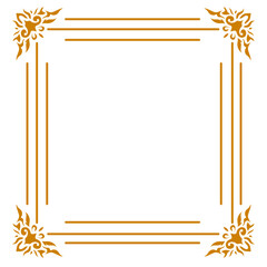ornate victorian square frame