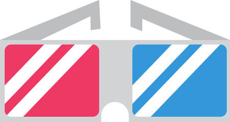 Obraz premium Isolated icons Flat Color illustration Png #137