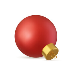 Red Christmas ball