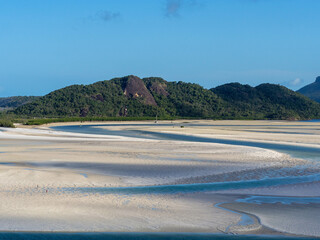 Whitehaven beach from Hill Inlet Lookout