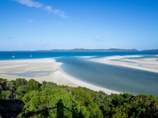 Whitehaven beach from Hill Inlet Lookout