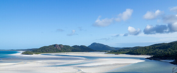 Whitehaven beach from Hill Inlet Lookout