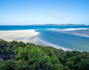 Whitehaven beach from Hill Inlet Lookout