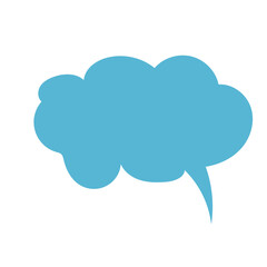 Fototapeta premium trendy line speech bubble message