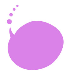 Obraz premium trendy line speech bubble message