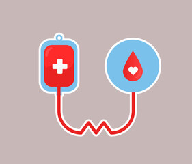 blood donor design icon