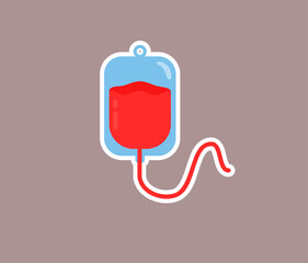 blood donor sticker