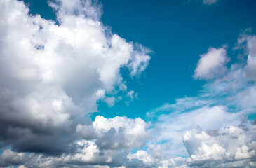 beautiful blue sky background and clouds