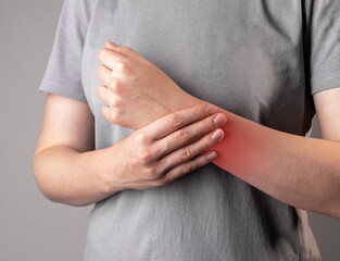 Wrist pain, ache, trauma, muscle inflammation