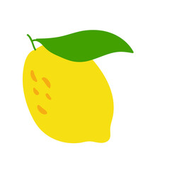 lemon fruit doodle