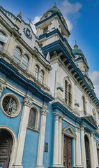 Fototapeta na wymiar The Church of San Francisco in downtown Guayaquil, Ecuador.