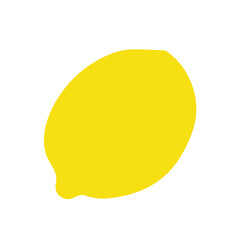 yellow lemon fruit doodle