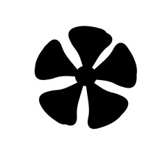 doodle of flat mini flowers