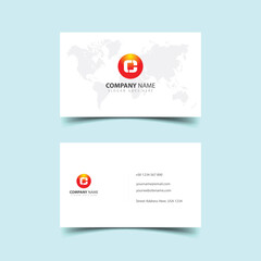 Professional business card design template