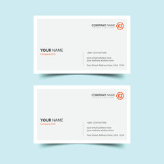 Professional business card design template
