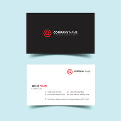 Professional business card design template