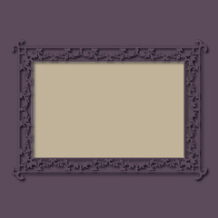 Frame, in the style of an ornament, Vector illustration eps 10, Art.