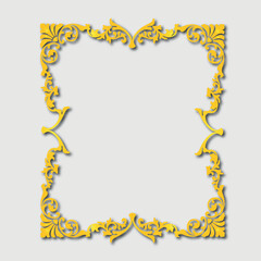 Frame, in the style of an ornament, Vector illustration eps 10, Art.