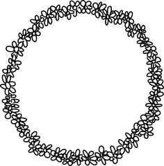 black and white frame