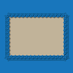 Frame, in the style of an ornament, Vector illustration eps 10, Art.