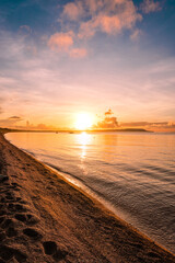 Sunrise by the beach
