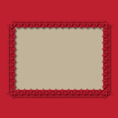 Frame, in the style of an ornament, Vector illustration eps 10, Art.