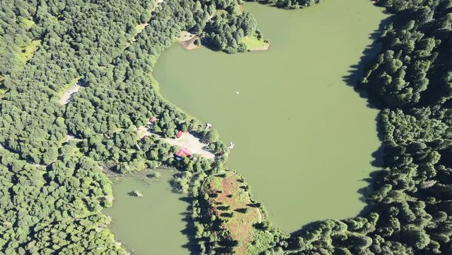 aerial Artvin Karagol Turkey