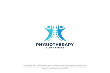 Healthcare Medical Logo design. physiotherapy logo design collection.