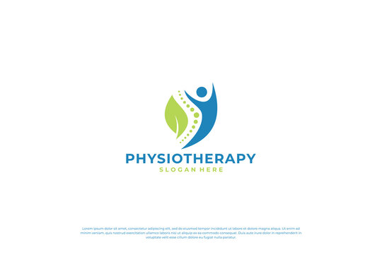 Healthcare Medical Logo design. physiotherapy logo design collection.