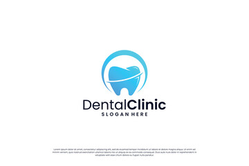 dental health logo design, dentist, dental clinic, dental treatment logo concept.