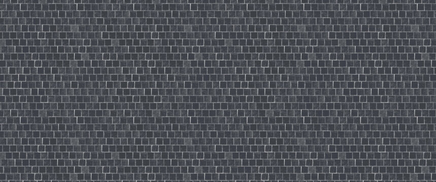 Tile wall background. Ceramic tile background. Old vintage ceramic tiles. Blue tile. Grey ceramic tile © Anna