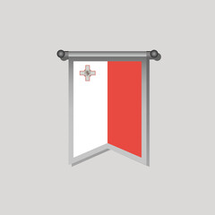 Illustration of Malta flag Template