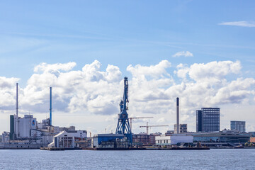 Obraz premium Part of Aarhus harbour, Denmark, Scandinavia, Europe