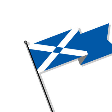 Illustration of Scotland flag Template