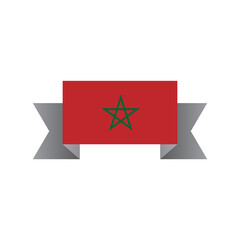 Illustration of Morocco flag Template
