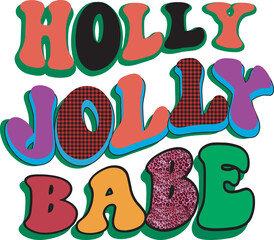 Retro Christmas sublimation Design