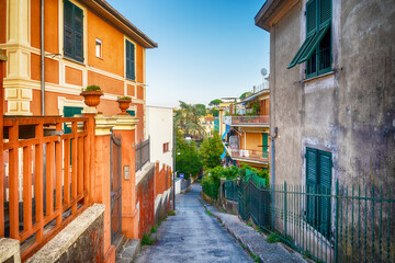 Fototapeta na wymiar Straße in Santa Margherita