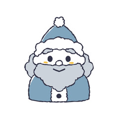 シンプルなサンタクロースのイラスト