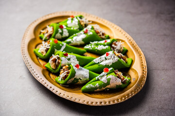 Kaju Gulkand Paan Mithai barfi - Indian sweet or dessert served in a plate