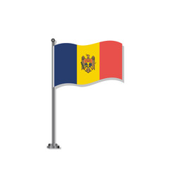 Illustration of Moldova flag Template