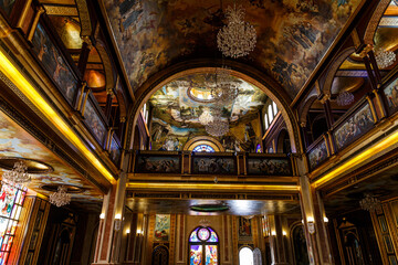 Obraz premium Details from interior of coptic church in Sharm el Sheikh