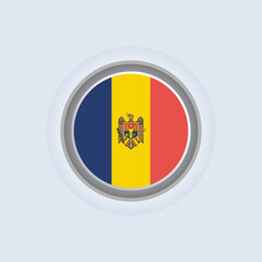Illustration of Moldova flag Template