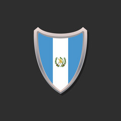 Illustration of Guatemala flag Template