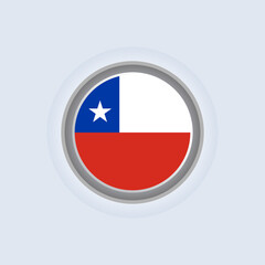 Illustration of Chile flag Template